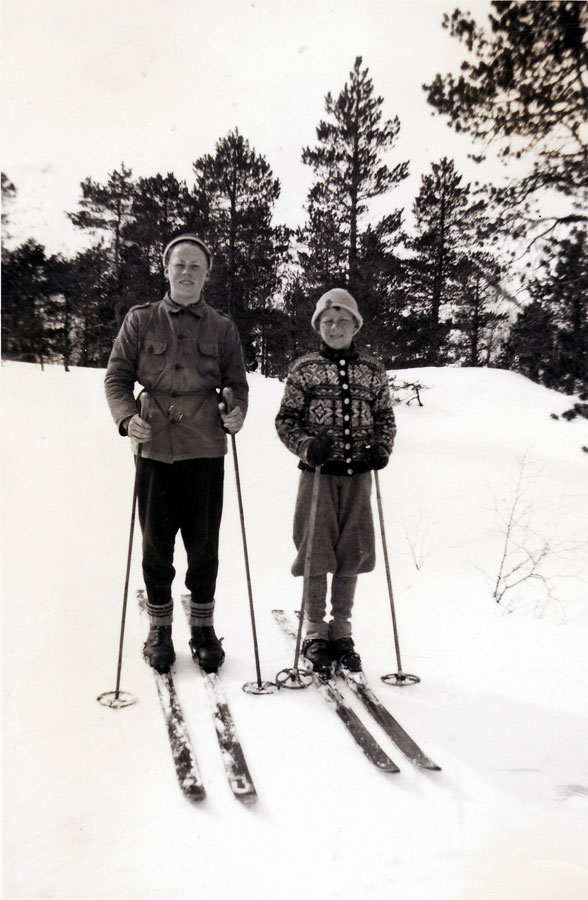 Ansgar Tufte og Knut Janson
